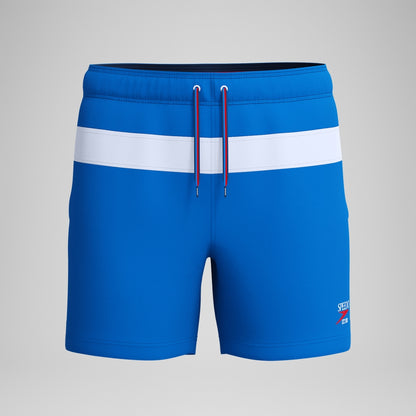 Speedo Jetstream 16'' Striped Colourblock Swim Shorts Blue/White