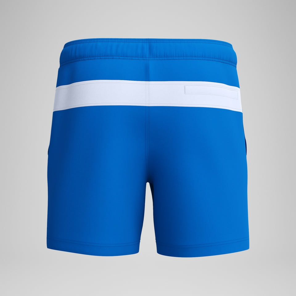 Speedo Jetstream 16'' Striped Colourblock Swim Shorts Blue/White