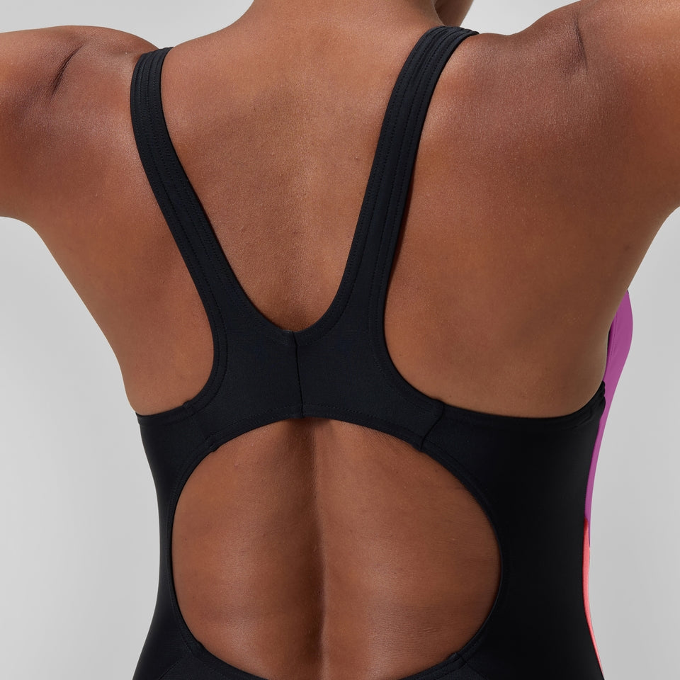 Speedo Colourblock 2.0 Swimsuit Black/Pink