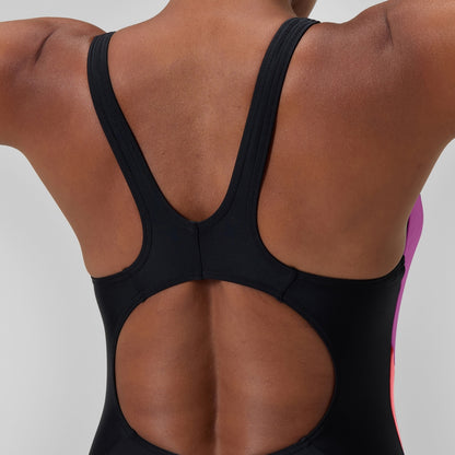 Speedo Colourblock 2.0 Swimsuit Black/Pink