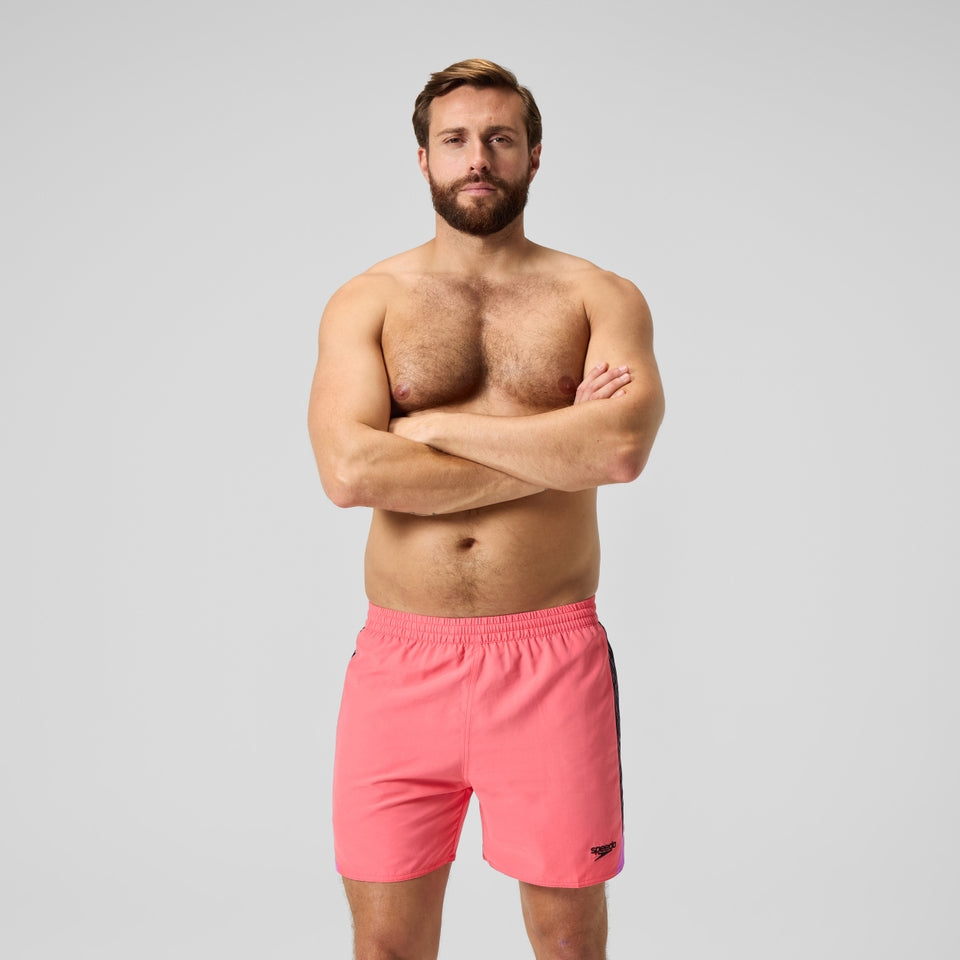 Speedo HyperBoom Splice 16'' Swim Shorts Coral/Black