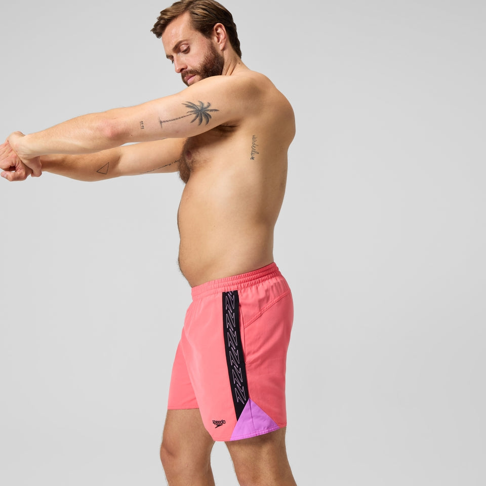 Speedo HyperBoom Splice 16'' Swim Shorts Coral/Black