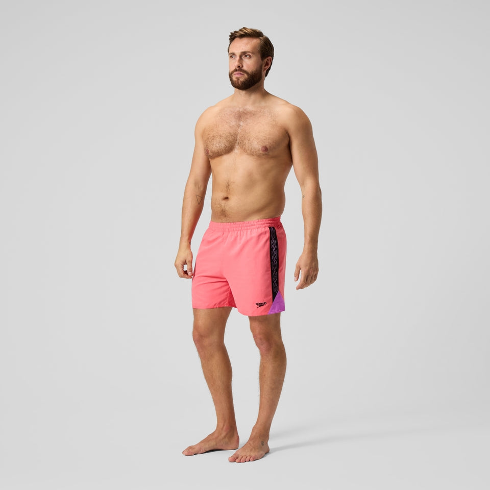 Speedo HyperBoom Splice 16'' Swim Shorts Coral/Black