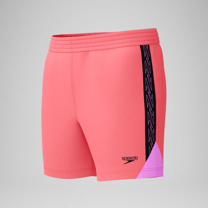 Speedo HyperBoom Splice 16'' Swim Shorts Coral/Black