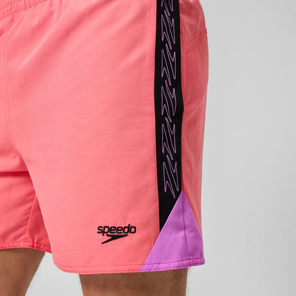Speedo HyperBoom Splice 16'' Swim Shorts Coral/Black