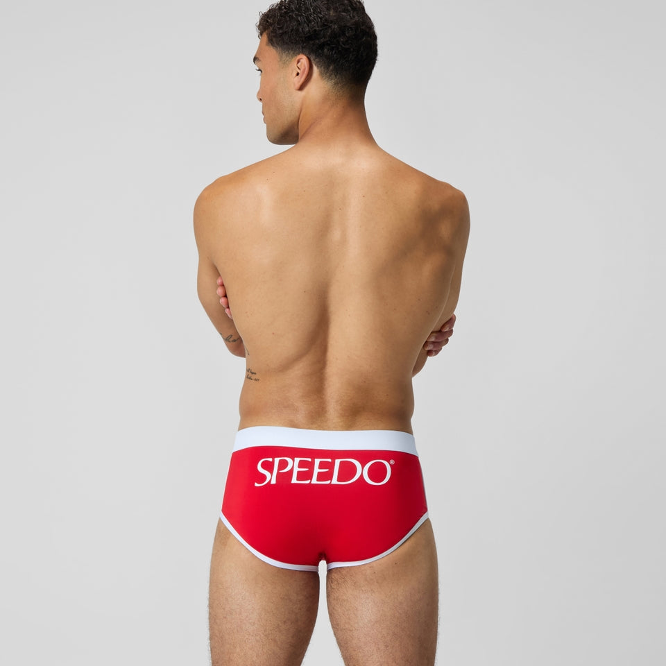 Speedo Jetstream 3.5'' Logo Brief Red/White