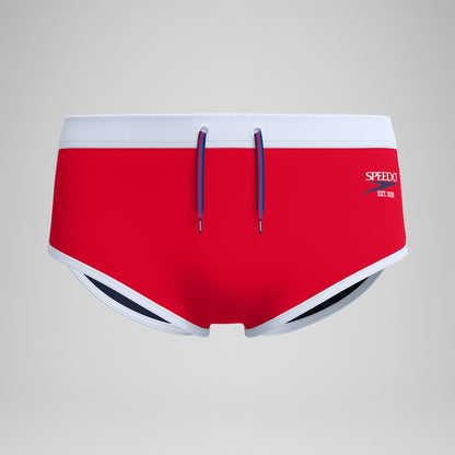 Speedo Jetstream 3.5'' Logo Brief Red/White