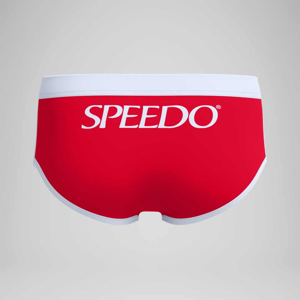 Speedo Jetstream 3.5'' Logo Brief Red/White