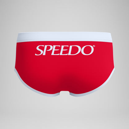 Speedo Jetstream 3.5'' Logo Brief Red/White