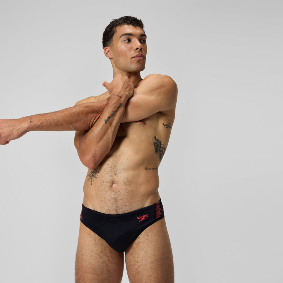 Speedo HyperBoom Splice Brief Black/Coral