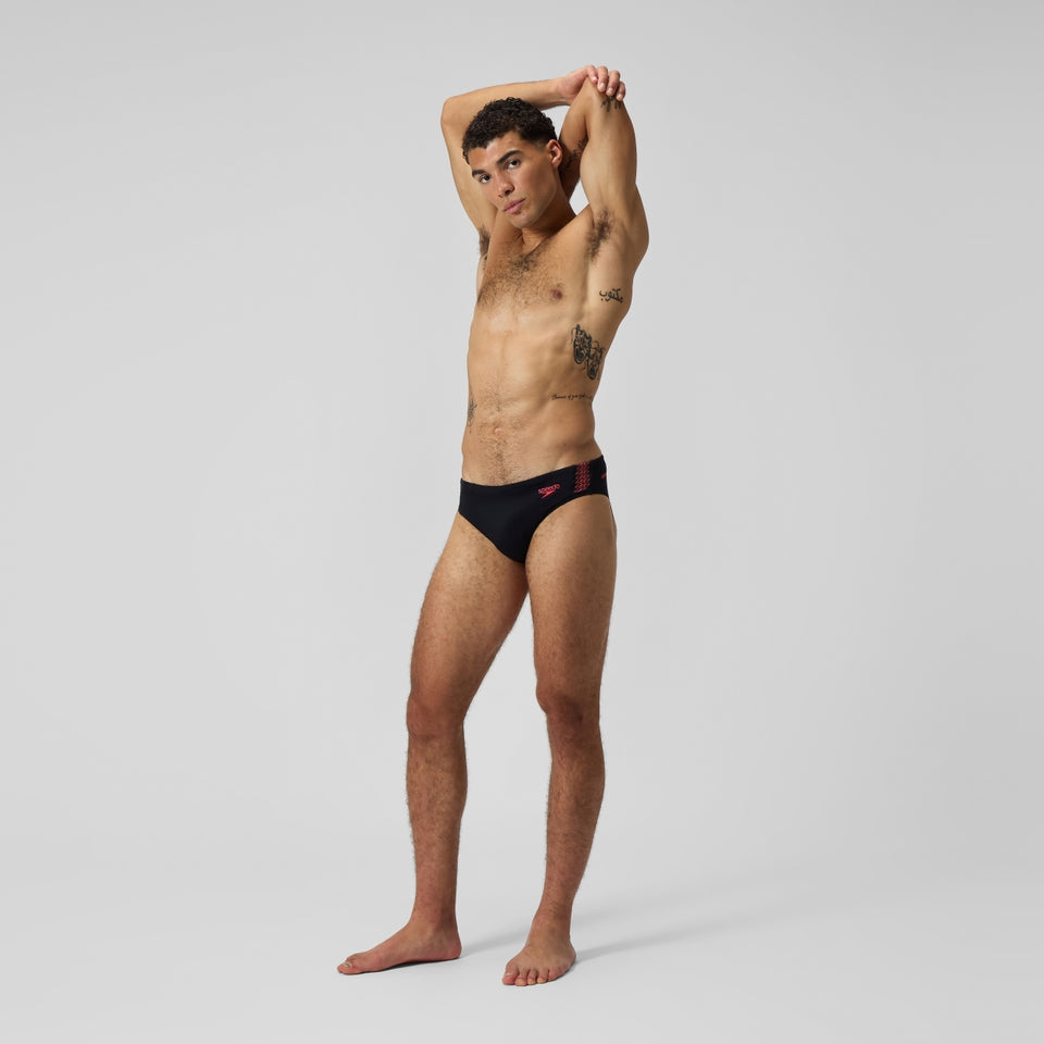 Speedo HyperBoom Splice Brief Black/Coral