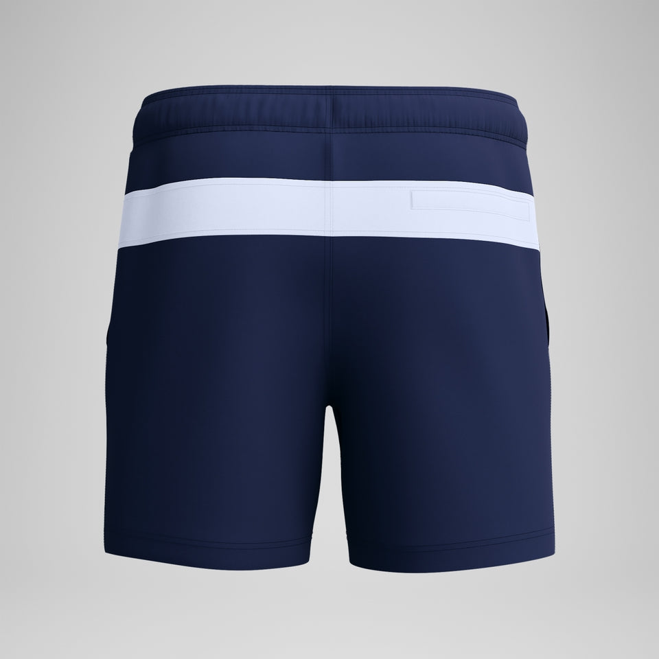 Speedo Jetstream 16'' Striped Colourblock Swim Shorts Navy/White