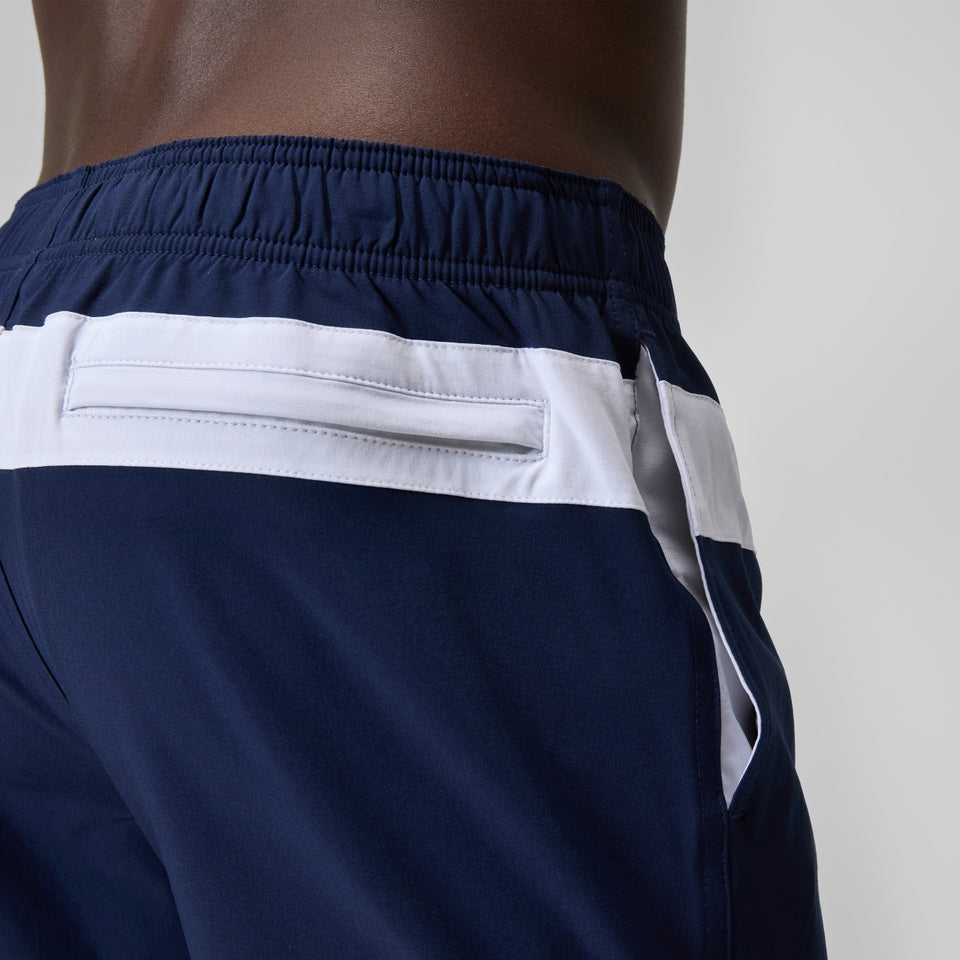 Speedo Jetstream 16'' Striped Colourblock Swim Shorts Navy/White