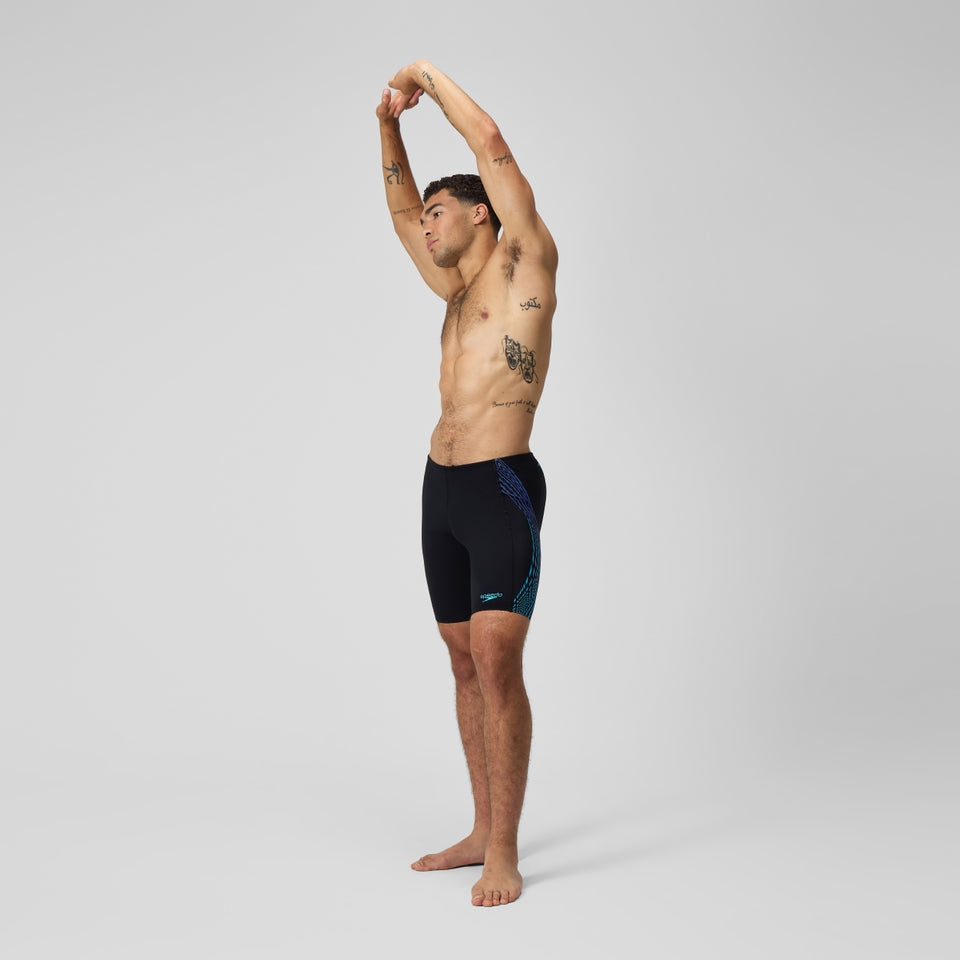 Speedo Tech Panel Jammer Black/Blue