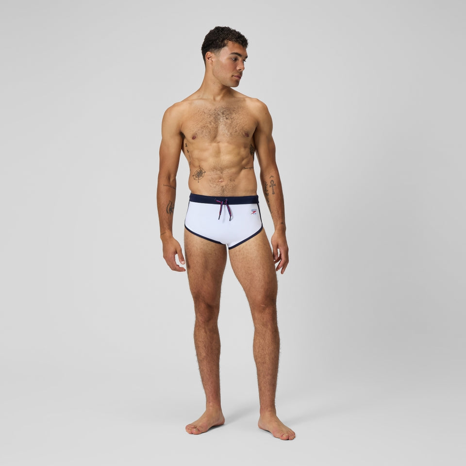 Speedo Jetstream 3.5'' Logo Brief White/Navy