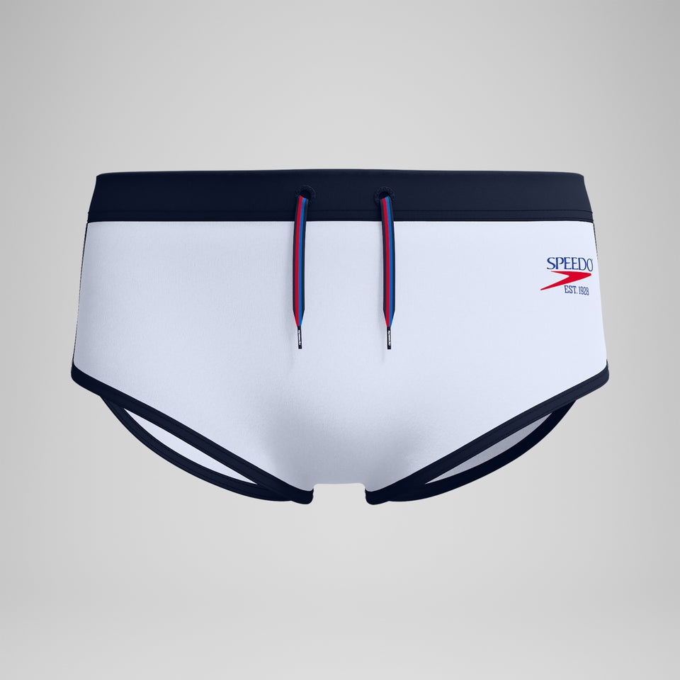 Speedo Jetstream 3.5'' Logo Brief White/Navy