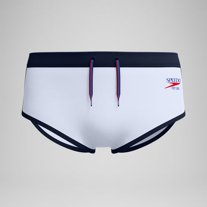 Speedo Jetstream 3.5'' Logo Brief White/Navy