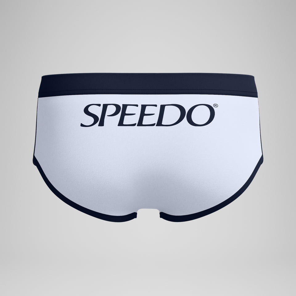 Speedo Jetstream 3.5'' Logo Brief White/Navy