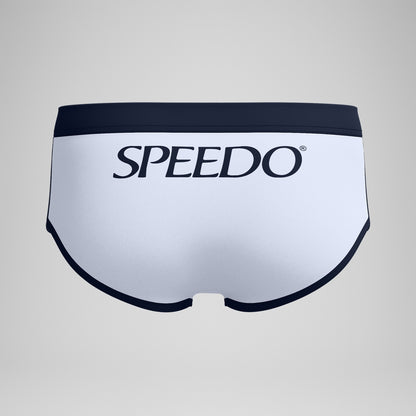 Speedo Jetstream 3.5'' Logo Brief White/Navy