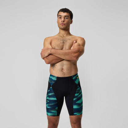 Speedo Endurance+ Max Compression Jammer Black/Turquoise