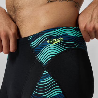 Speedo Endurance+ Max Compression Jammer Black/Turquoise