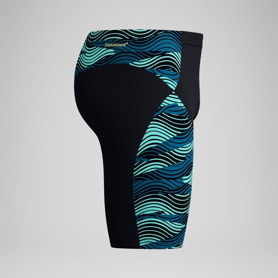 Speedo Endurance+ Max Compression Jammer Black/Turquoise