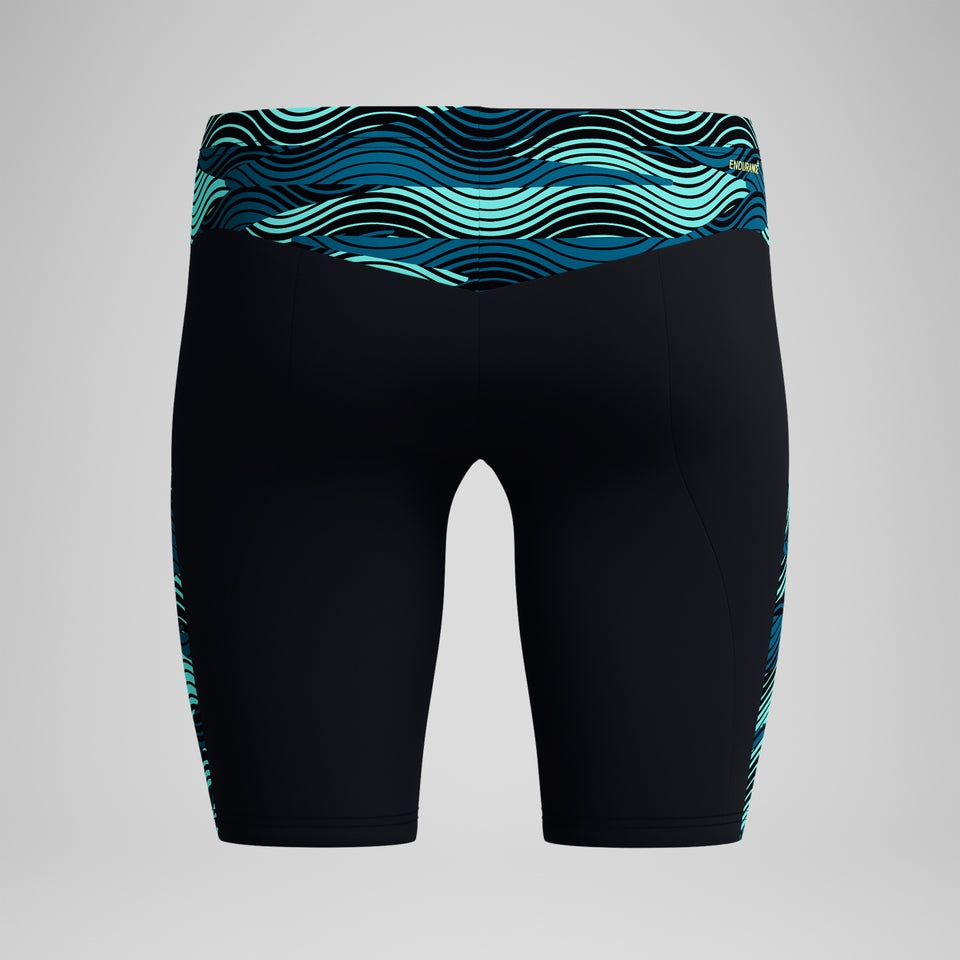 Speedo Endurance+ Max Compression Jammer Black/Turquoise