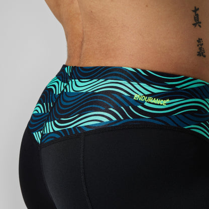 Speedo Endurance+ Max Compression Jammer Black/Turquoise