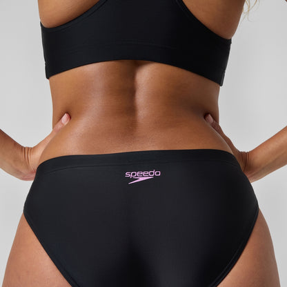 Speedo Colourblock Splice 2.0 Bikini Black/Pink