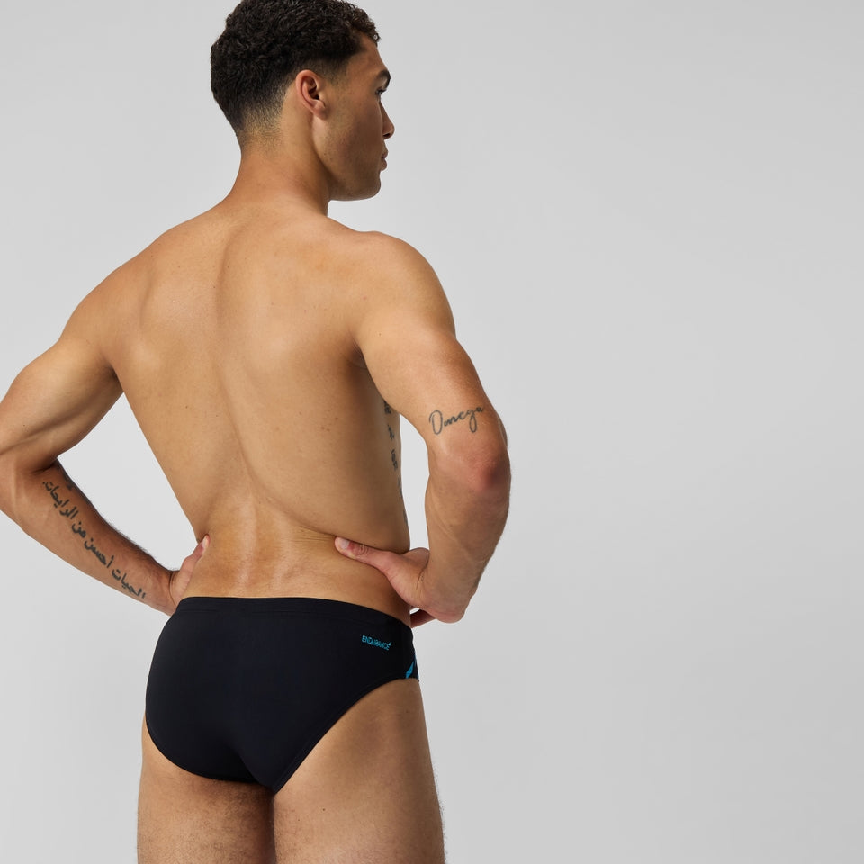 Speedo Tech Panel 7cm Brief Black/Blue