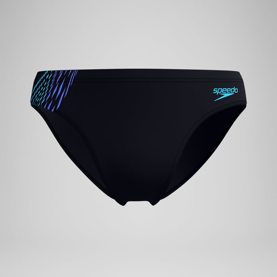 Speedo Tech Panel 7cm Brief Black/Blue