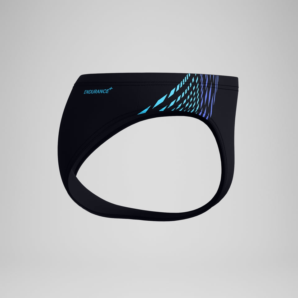 Speedo Tech Panel 7cm Brief Black/Blue