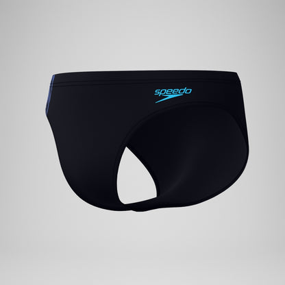 Speedo Tech Panel 7cm Brief Black/Blue