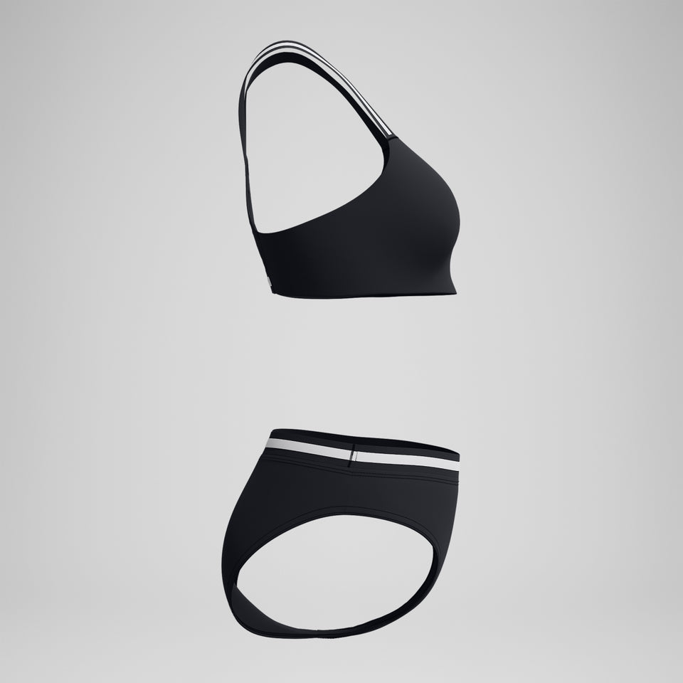 Speedo V Class Performance Bikini Black/Grey