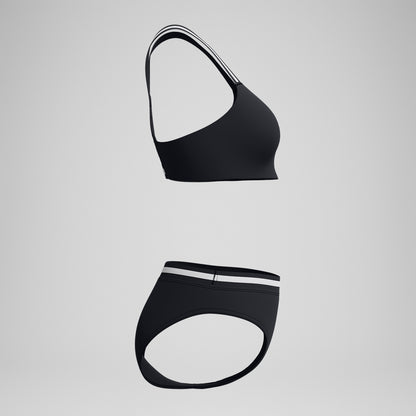 Speedo V Class Performance Bikini Black/Grey