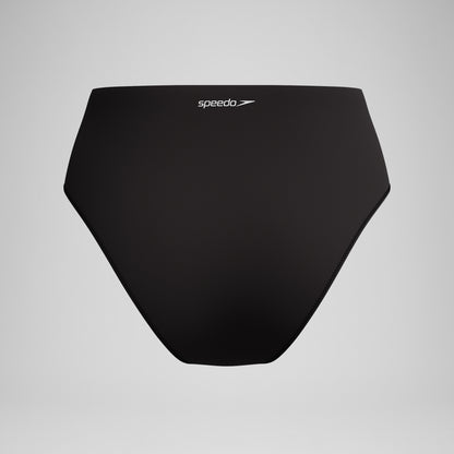 Speedo Colourblock Highwaist Bikini Bottom Black