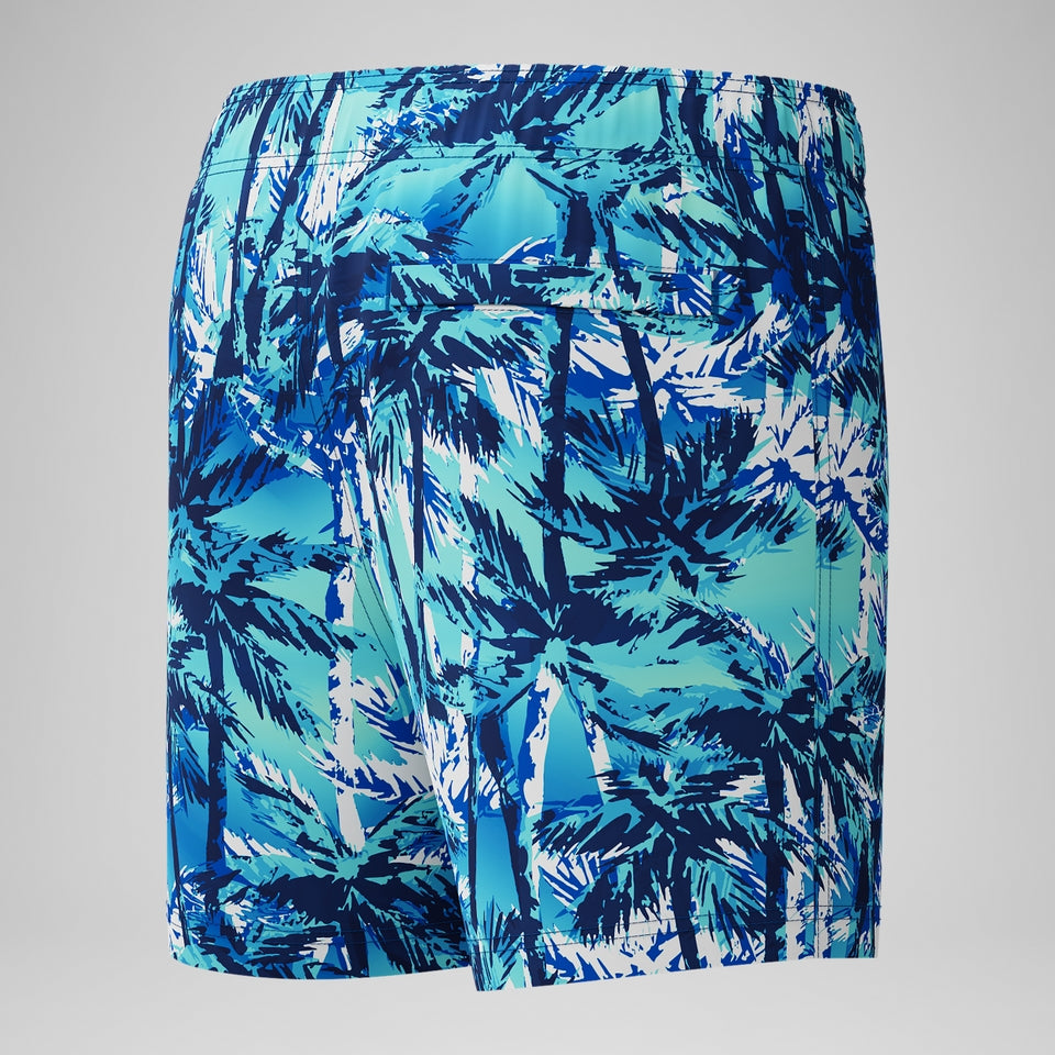 Speedo Boys' Printed 13'' Swim Shorts Blue