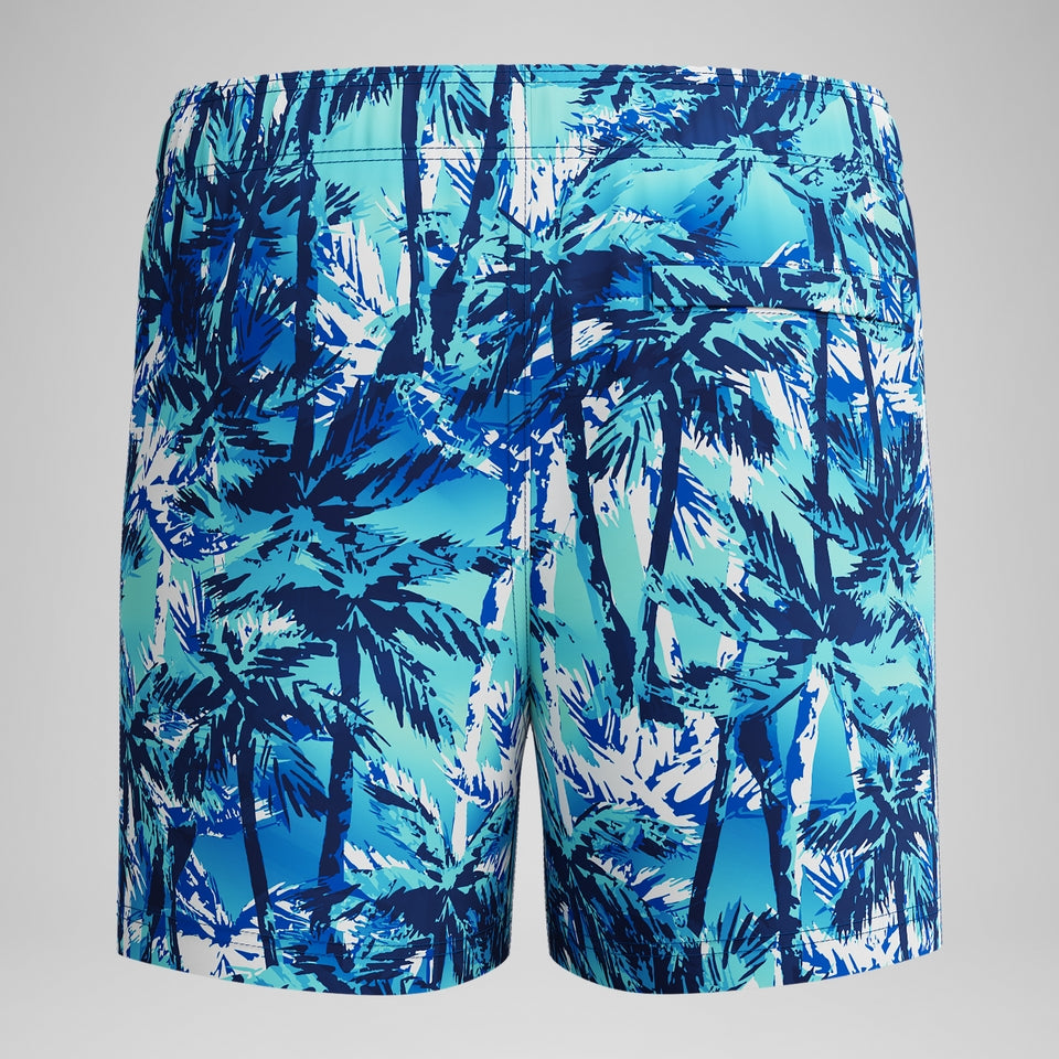 Speedo Boys' Printed 13'' Swim Shorts Blue