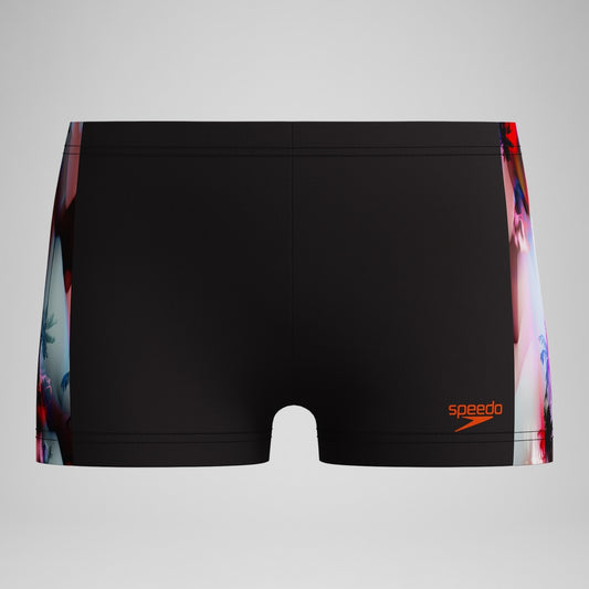 Speedo Boys' Digital Panel Aquashort Black
