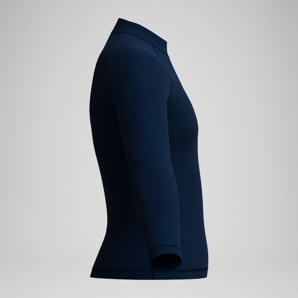 Speedo Boys' Digital Long Sleeve Rash Top Navy