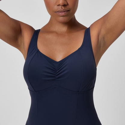 Speedo Shaping AquaNite Swimsuit Navy