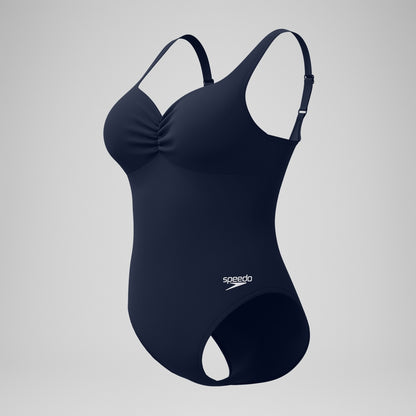 Speedo Shaping AquaNite Swimsuit Navy