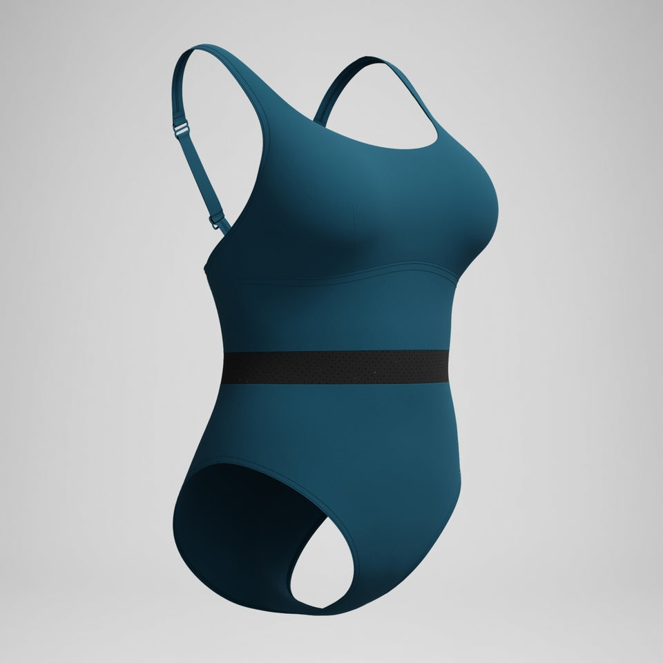 Speedo Shaping LuniaGlow Swimsuit DarkTeal/Black