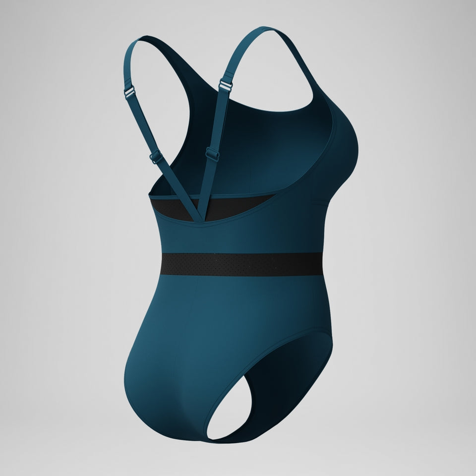 Speedo Shaping LuniaGlow Swimsuit DarkTeal/Black