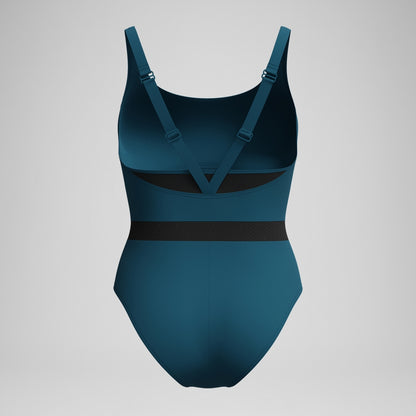 Speedo Shaping LuniaGlow Swimsuit DarkTeal/Black