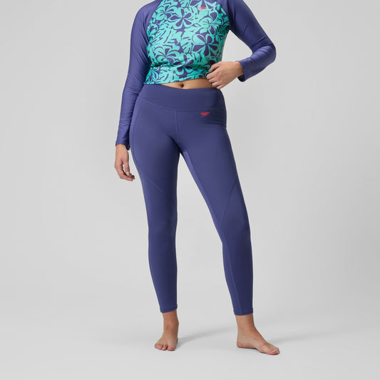 Speedo Panel Legging Blue