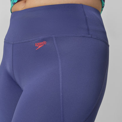 Speedo Panel Legging Blue