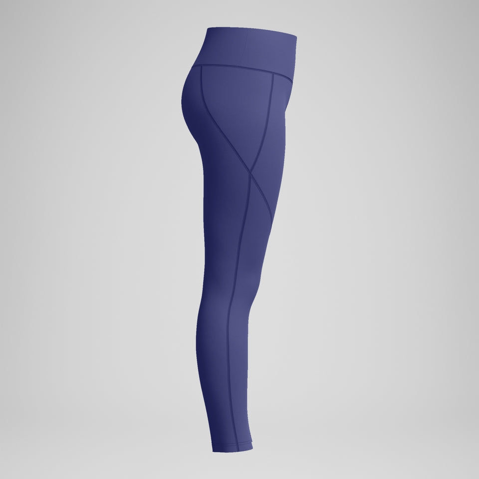 Speedo Panel Legging Blue