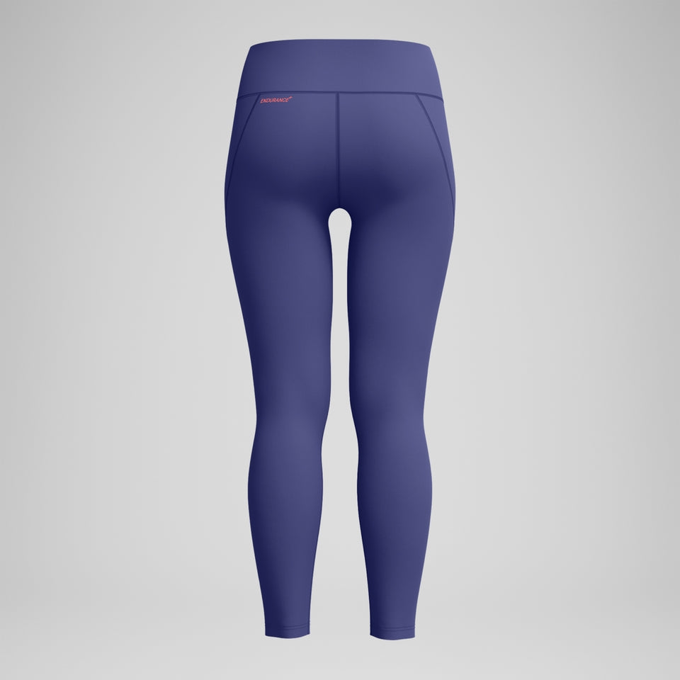 Speedo Panel Legging Blue