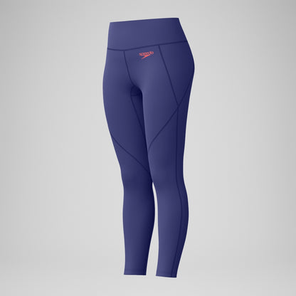 Speedo Panel Legging Blue